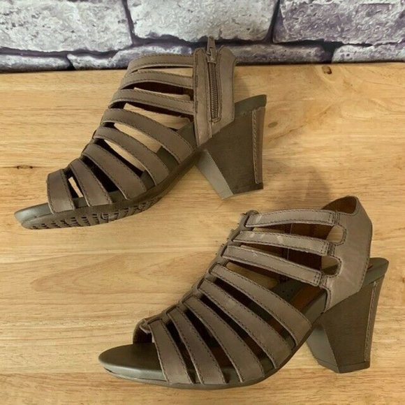 Rockport Tan Heels Size 8 - Picture 4 of 10